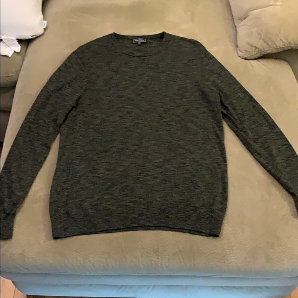 Express men’s sweater size Large charcoal grey